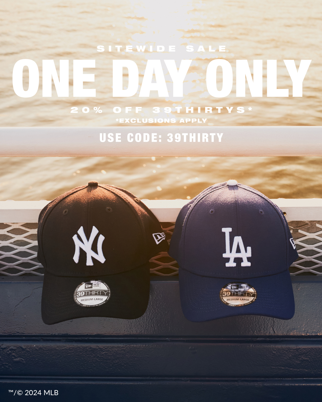 Sitewide Sale One Day Only 20% off 39THIRTYS - Exclusions Apply Use Code: 39THIRTY