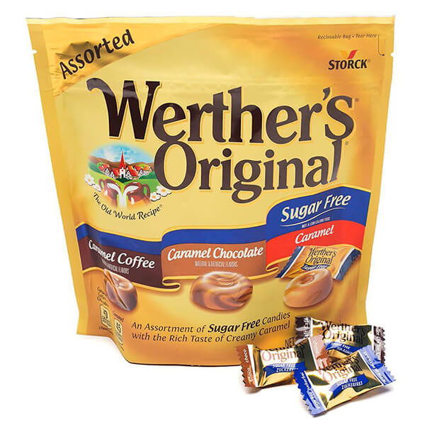 133515 - Werther's Original Sugar Free Hard Candy Assortment: 7.7-Ounce Bag