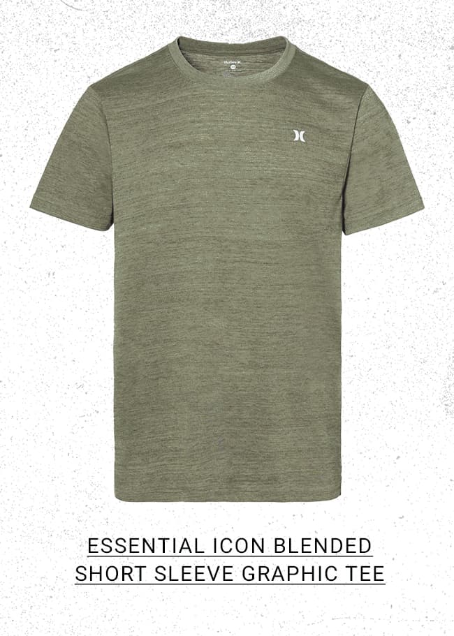 Essential Icon Blended Short Sleeve Graphic Tee