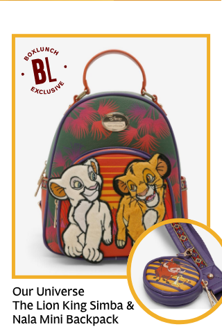 Our Universe The Lion King Simba and Nala Backpack