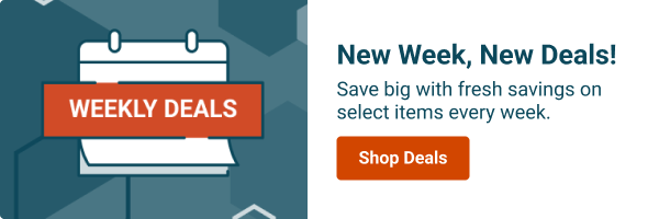 New Week, New Deals! Introducing weekly offers on select items.