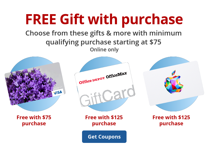 FREE Gift with purchase - Get Coupon