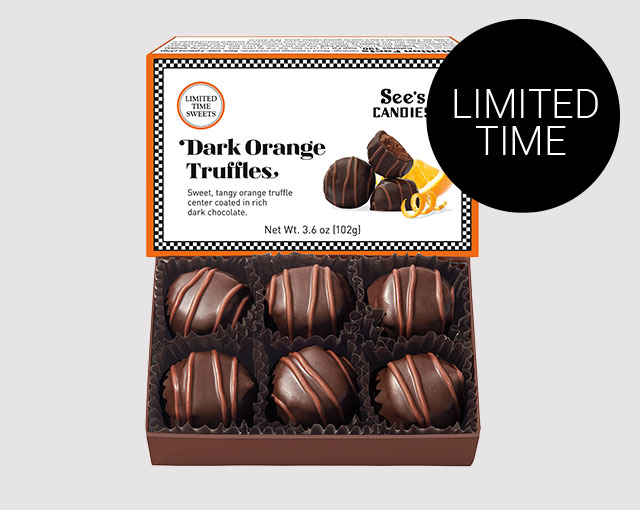 Dark Orange Truffles | Limited Time