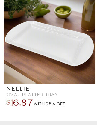 Nellie Oval Platter Tray