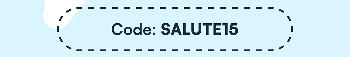 Code: SALUTE15