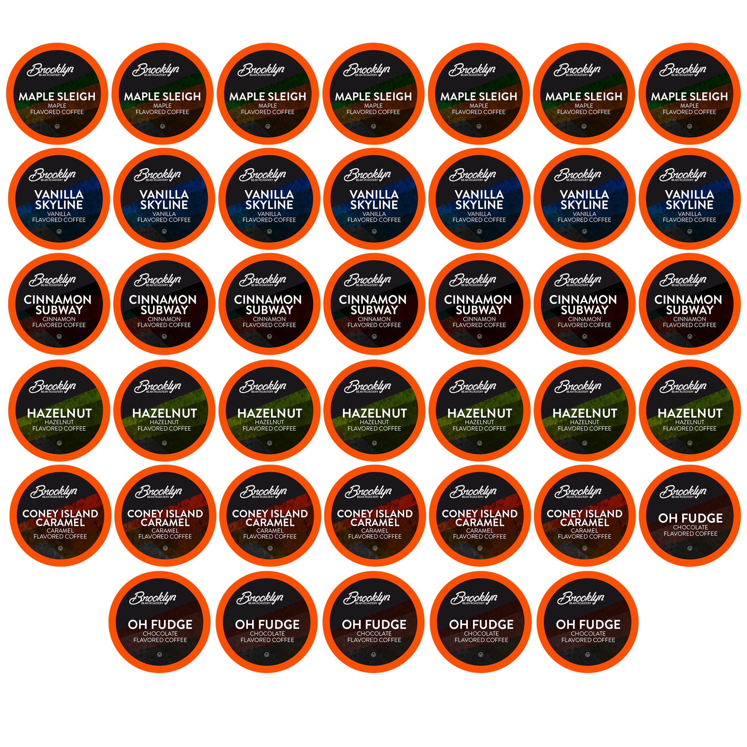 Image of Brooklyn Bean Flavored Coffee Pods Variety Pack