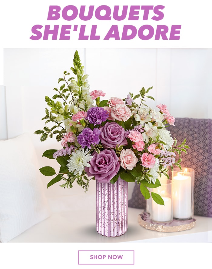 Bouquets she will adore