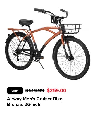 Airway Men's Cruiser Bike - Bronze