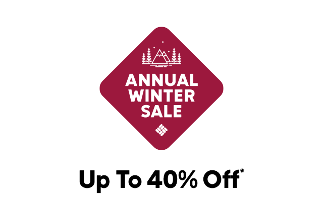 Annual Winter Sale. Up to 40% off*