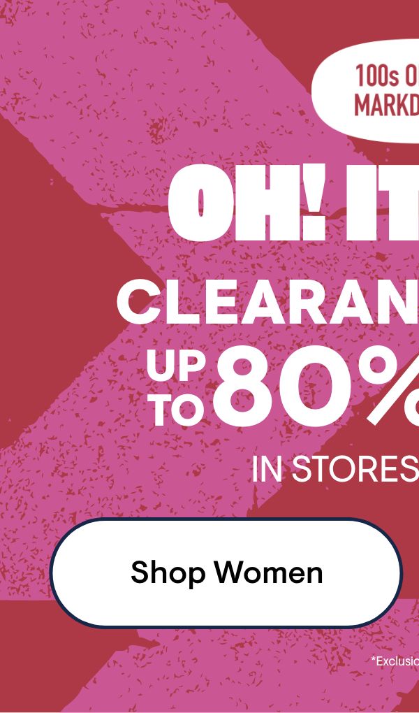 Up to 80% Off Clearance Shop Women