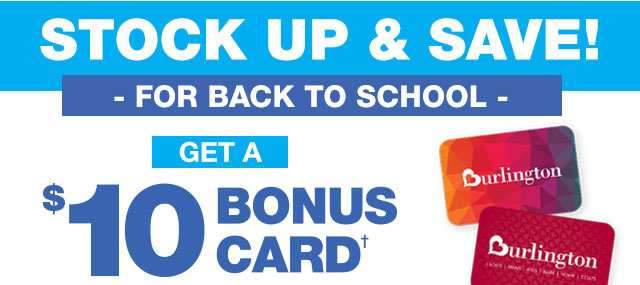 Stock up & save for back to school!