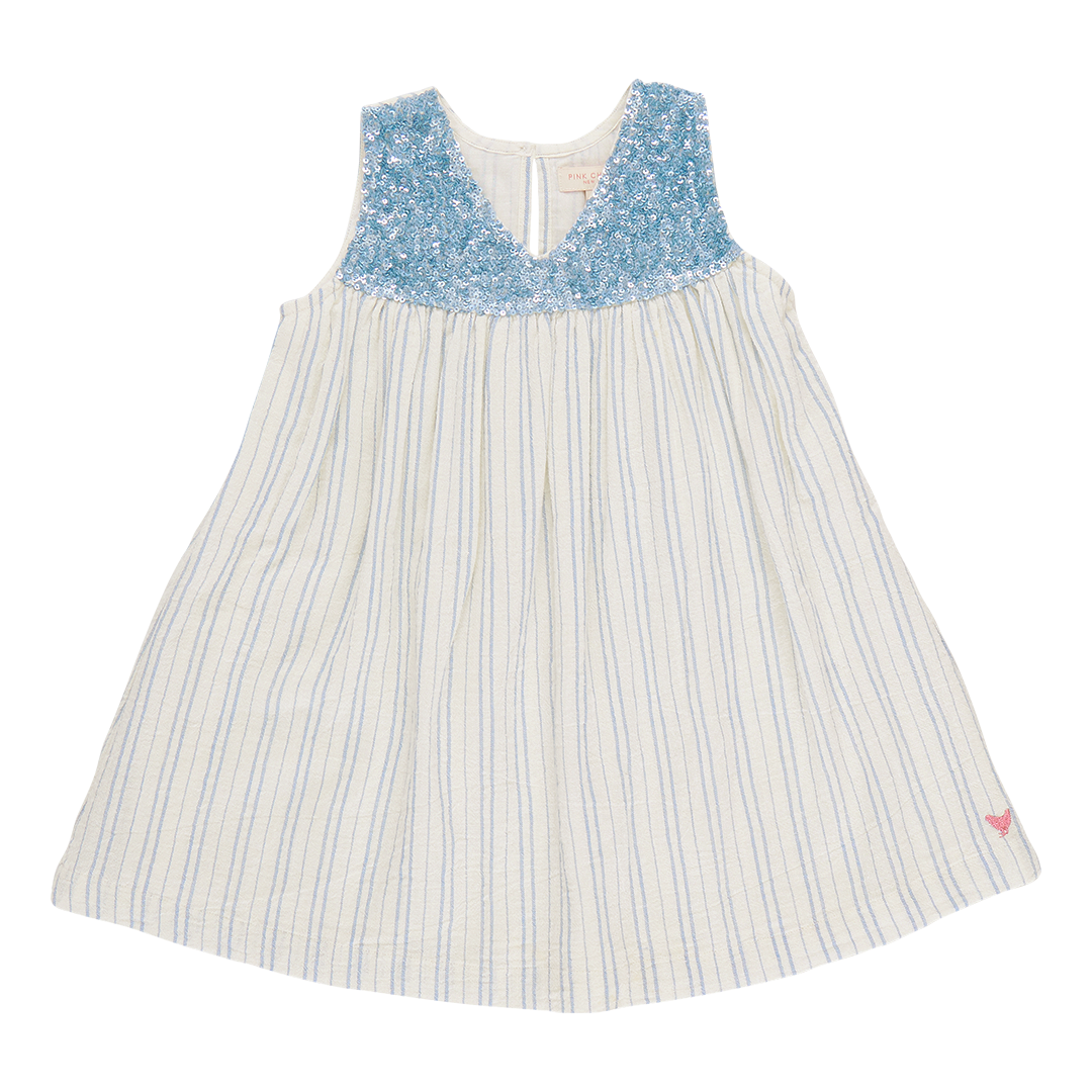 Image of Girls Courtney Dress - Riviera Stripe