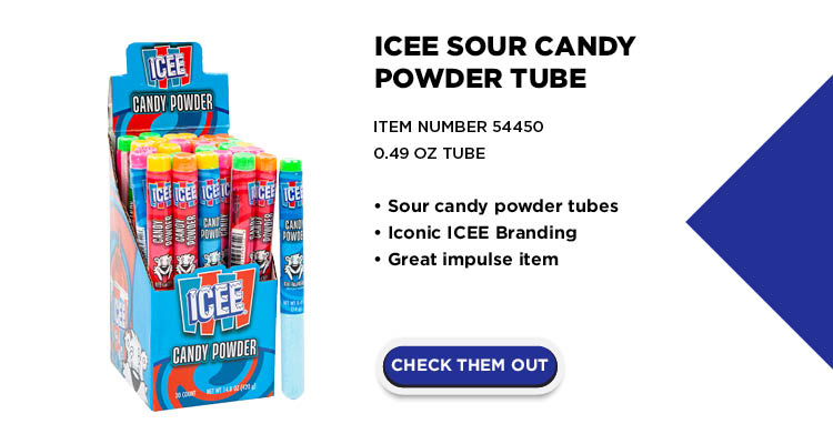 Icee Sour Candy Powder Tube