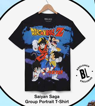 Saiyan Saga Group Portrait T-Shirt