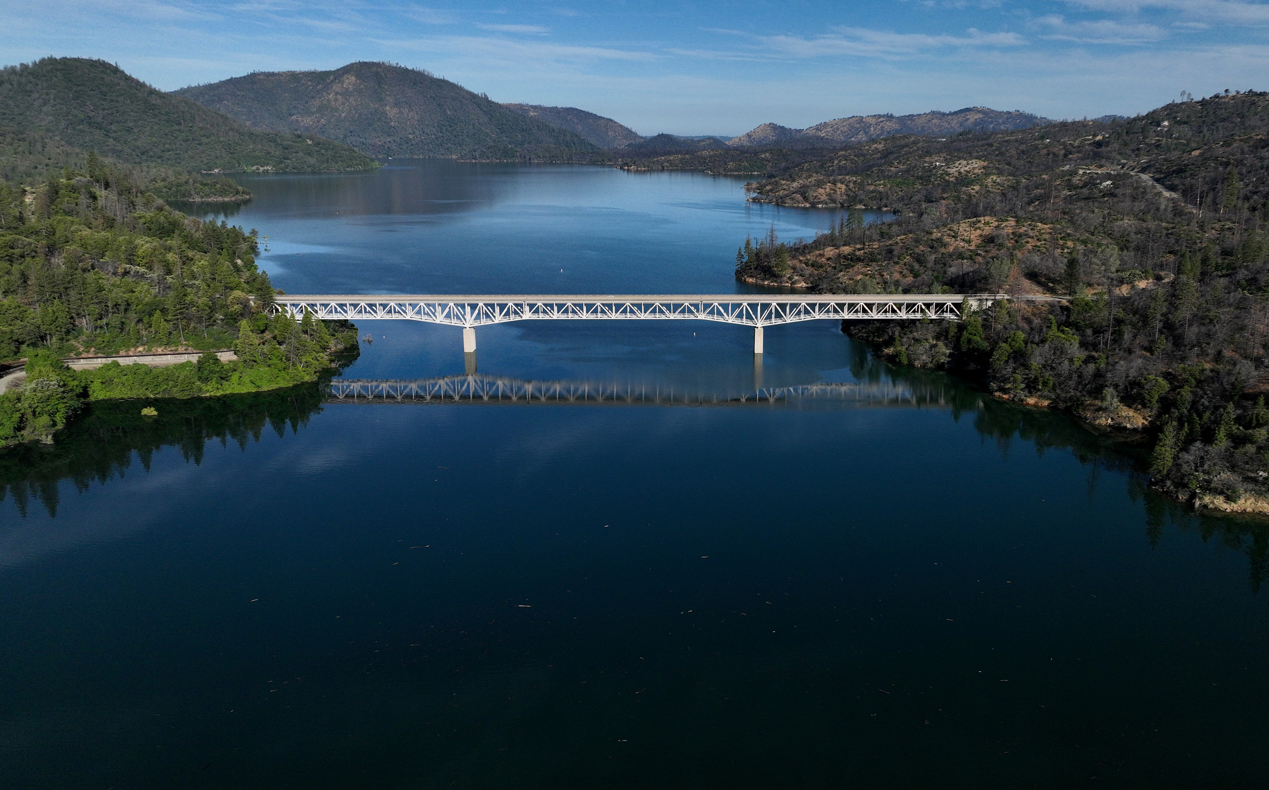 California's Reservoirs Compared After Winter Storm