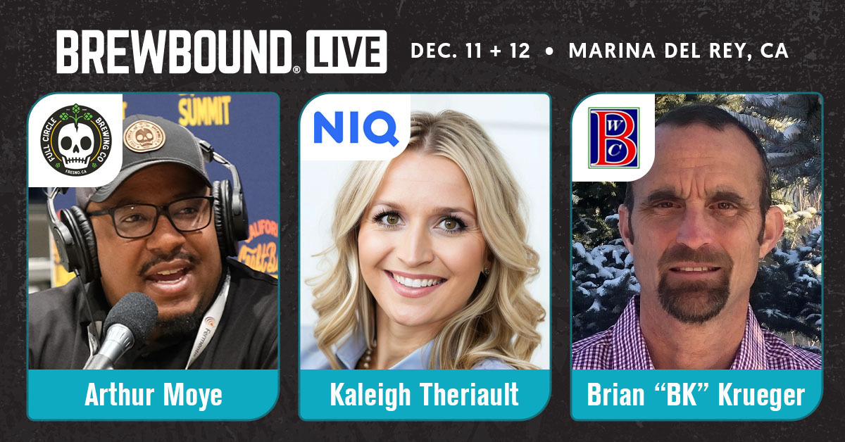 📣 New Brewbound Live Speakers From Full Circle Brewing, NIQ and Bump Williams Consulting