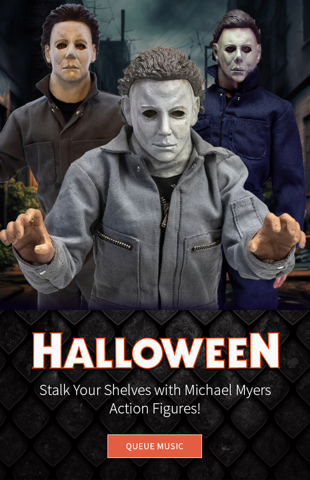 Halloween Stalk Your Shelves with Michael Myers Action Figures! Queue Music