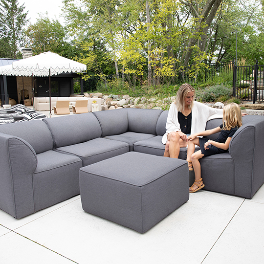 6 Piece Patio Sectional