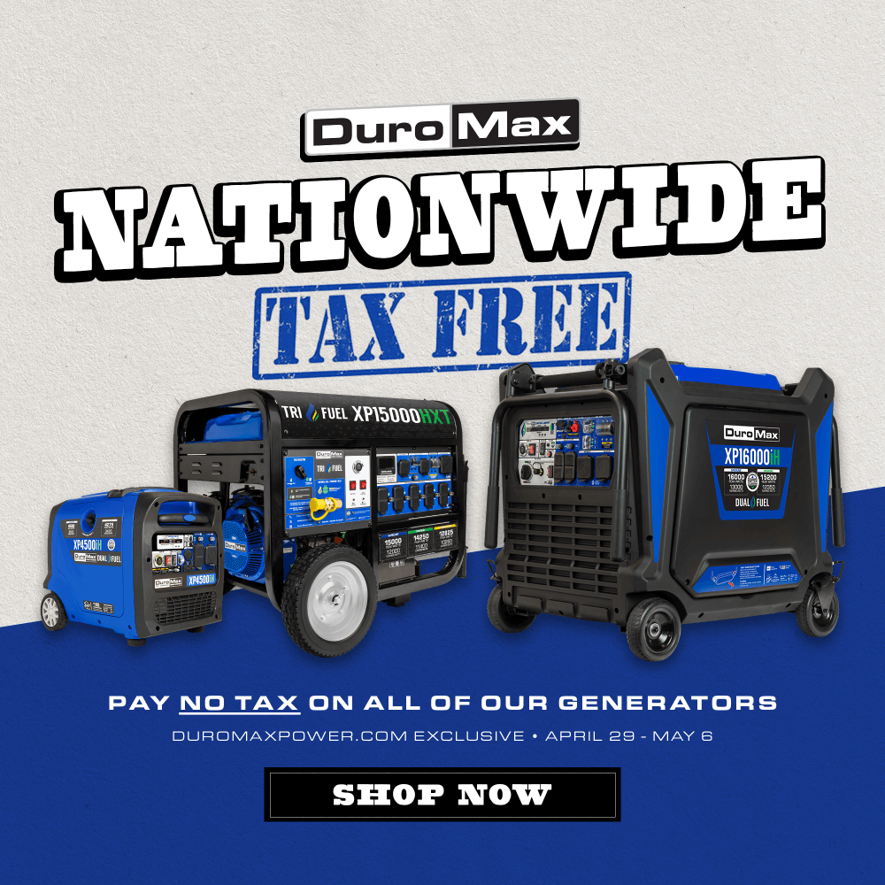 Nationwide Tax Free Sale Now Through May 6th