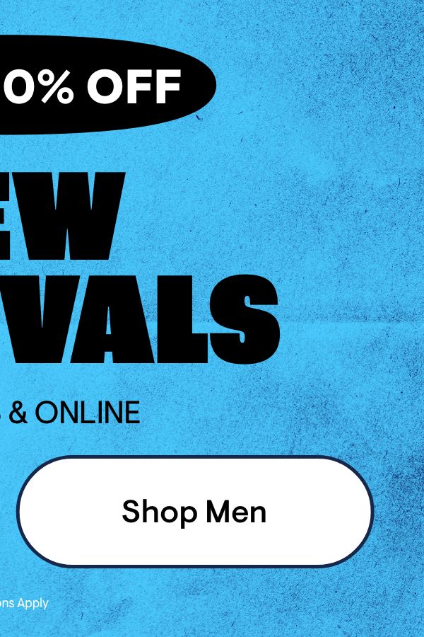 Up to 50% Off New Arrivals Shop Men