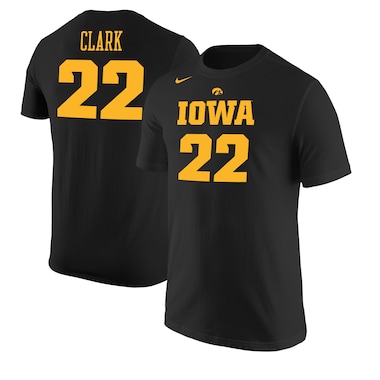  Nike Caitlin Clark Black   Name & Number T-Shirt