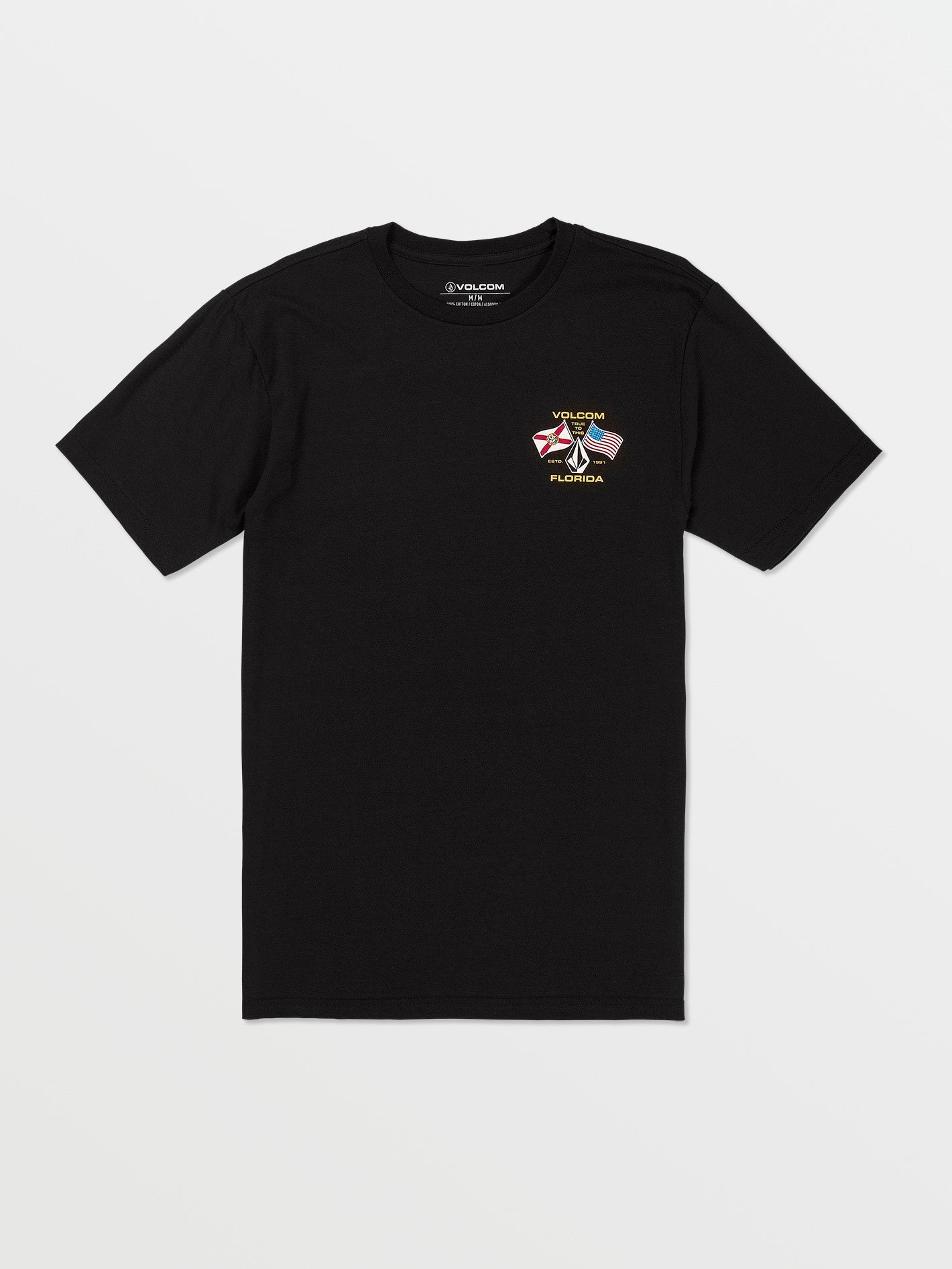 Image of Floridaflag Short Sleeve Tee - Black