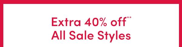 Extra 40% off