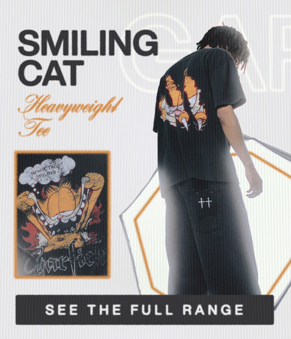 Smiling Cat Heavyweight Tee. See the full range.