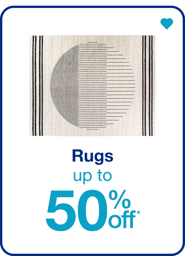 Up to 50% Off Rugsâ€” Shop Now!