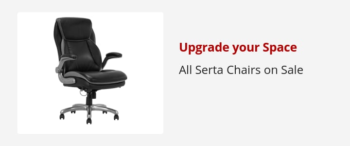 Upgrade your Space All Serta Chairs on Sale