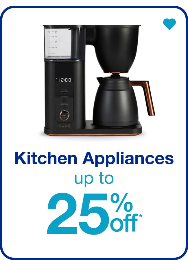 Up to 25% Off Kitchen Appliances â€” Shop Now!