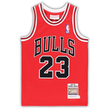 Preschool Mitchell & Ness Michael Jordan Red  1997/98 Hardwood Classics Authentic Jersey