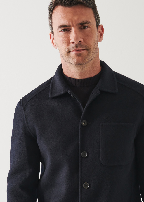 WOOL CASHMERE CHORE JACKET