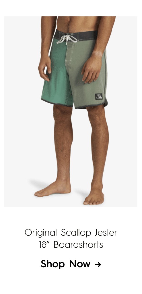 Original Scallop Jester 18" Boardshorts 