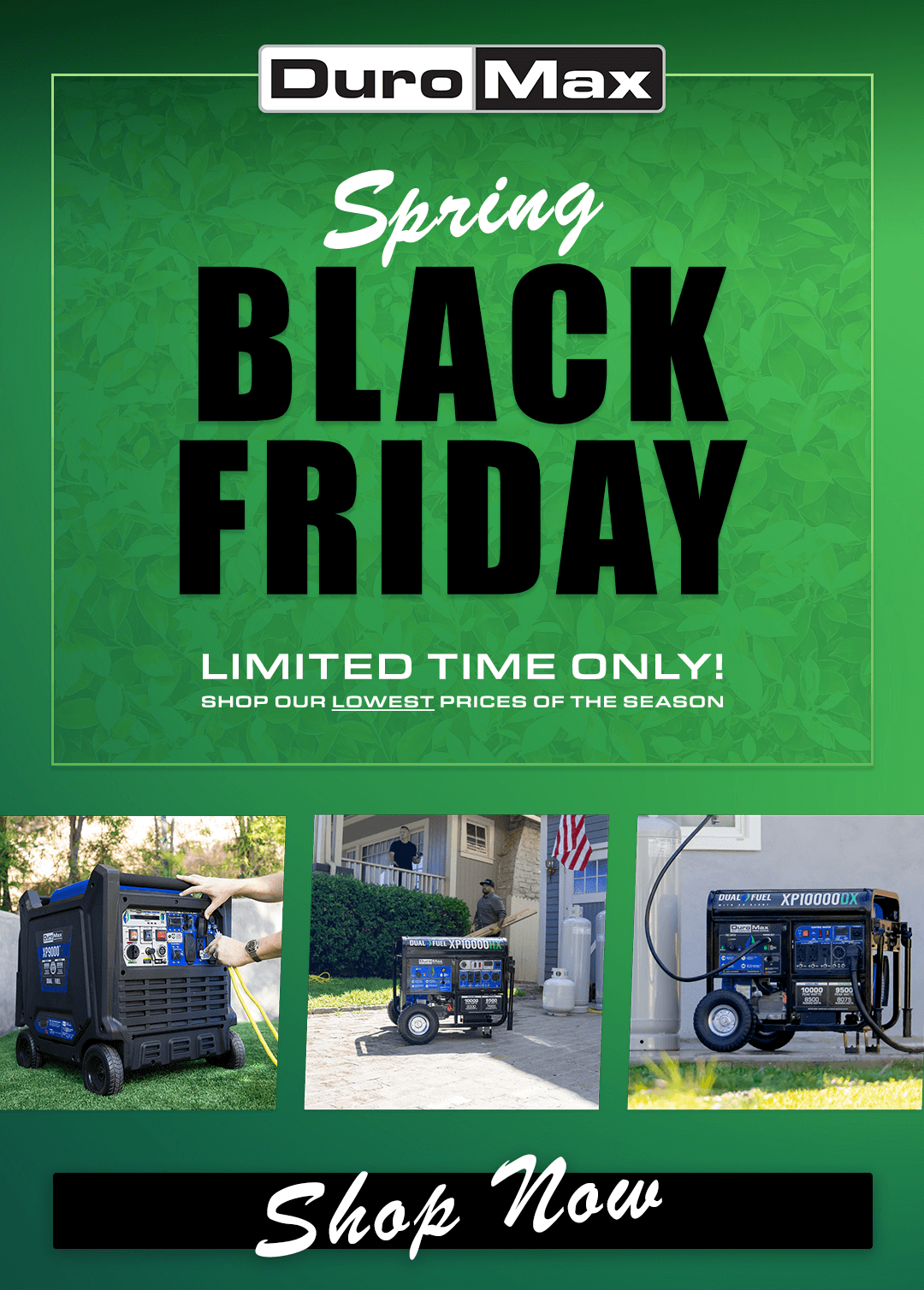 SPRING INTO SAVINGS | Now Is The Time To Invest In Home Power Backup | Shop Now