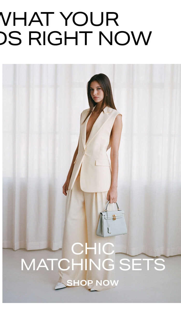 Exactly What Your Closet Needs Right Now: Chic Matching Sets