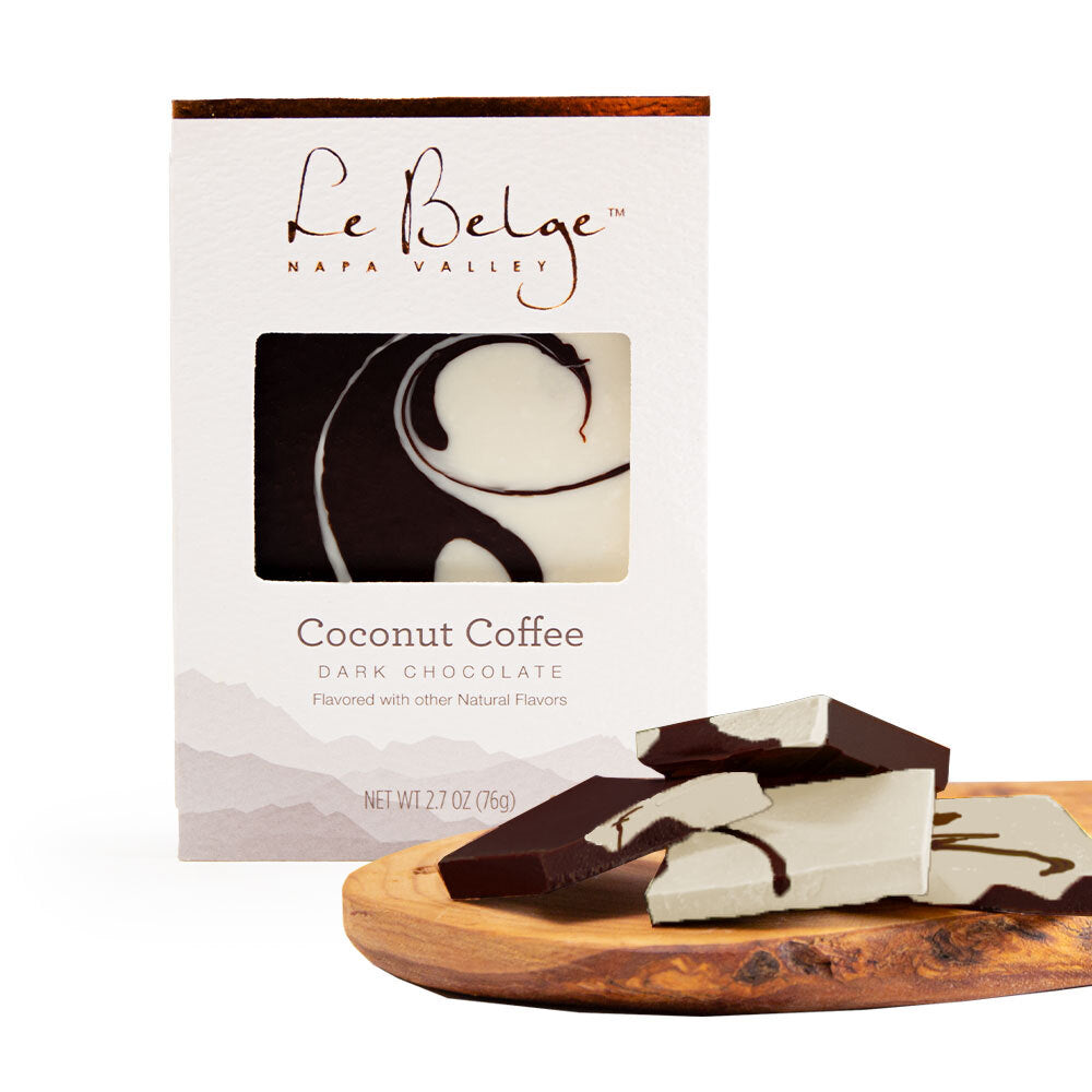 Image of Color Splash Coconut Coffee Dark Chocolate 2.7 oz Bar