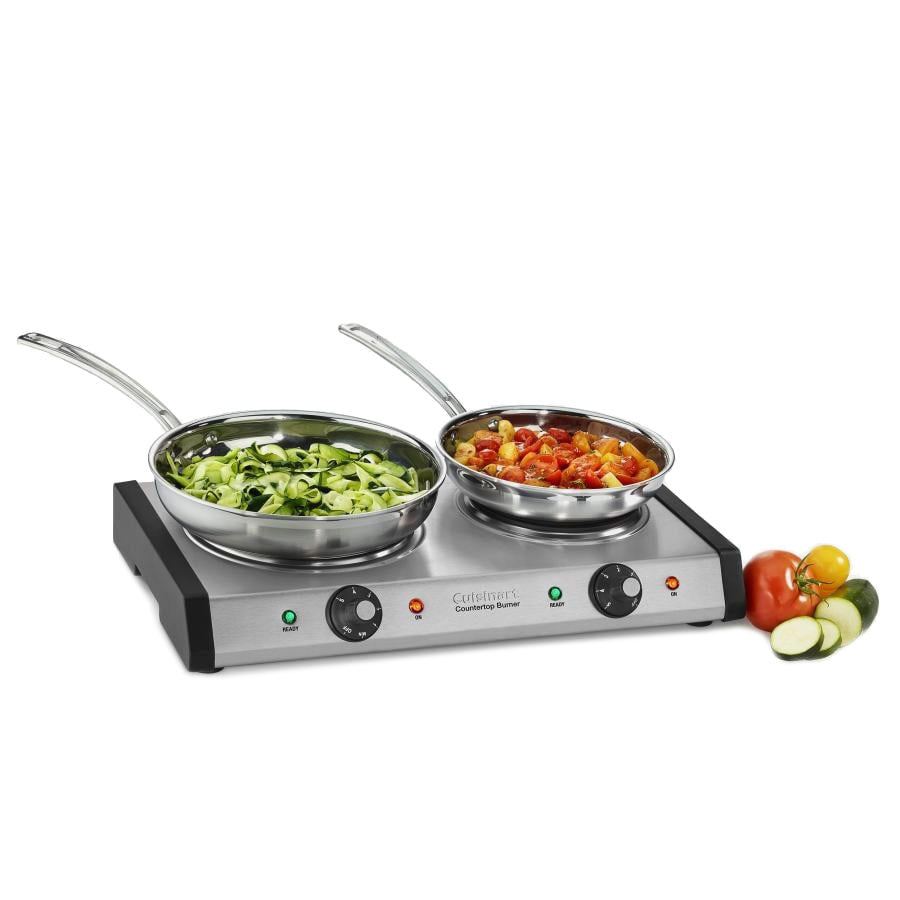 Image of Cuisinart Cast Iron Compact + Portable Double Burner