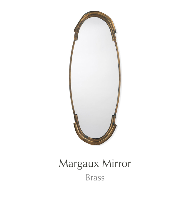 Margaux Mirror - Brass