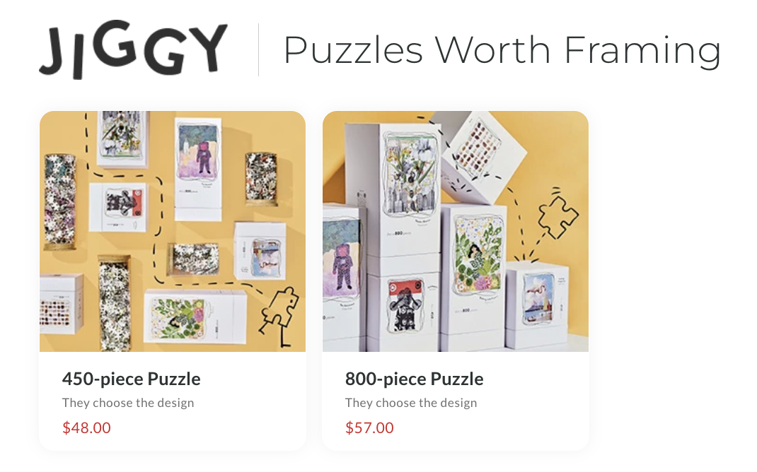 Jiggy | Puzzles Worth Framing