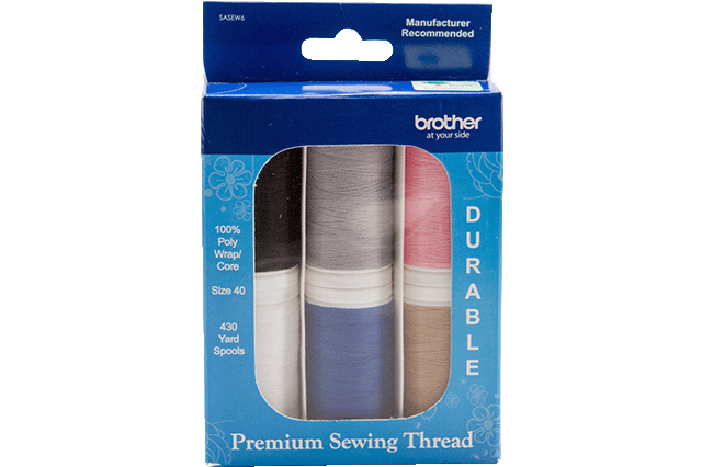 6 Piece Sewing Thread Pack