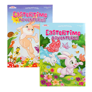 2 Easter coloring and activity books