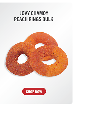 Jovy Chamoy Peach Rings Bulk