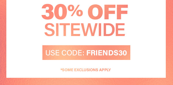 30% Off Sitewide