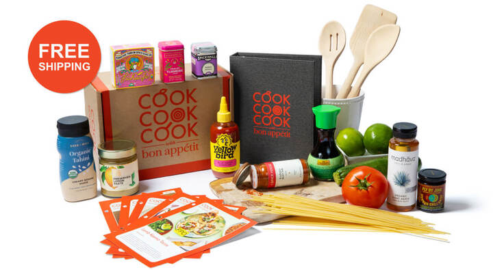 Presenting Cook with Bon Appétit. Get free shipping on your monthly Cook with Bon Appétit box subscription.