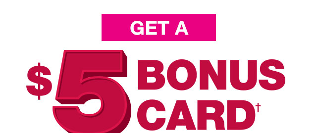 Get a $5 bonus card for every $50 Burlington Gift card you purchase online february 13th-14th