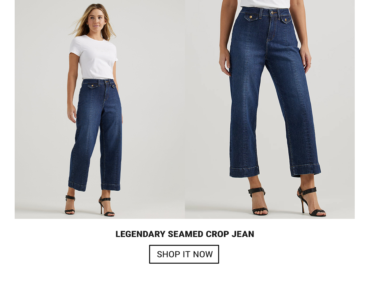 LEGENDARY SEAMED CROP JEAN. Shop it Now