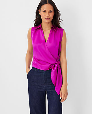 Side Tie Sleeveless Top