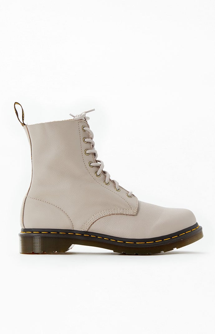 Image: Women's Taupe 1460 Pascal Vintage Virginia Boots