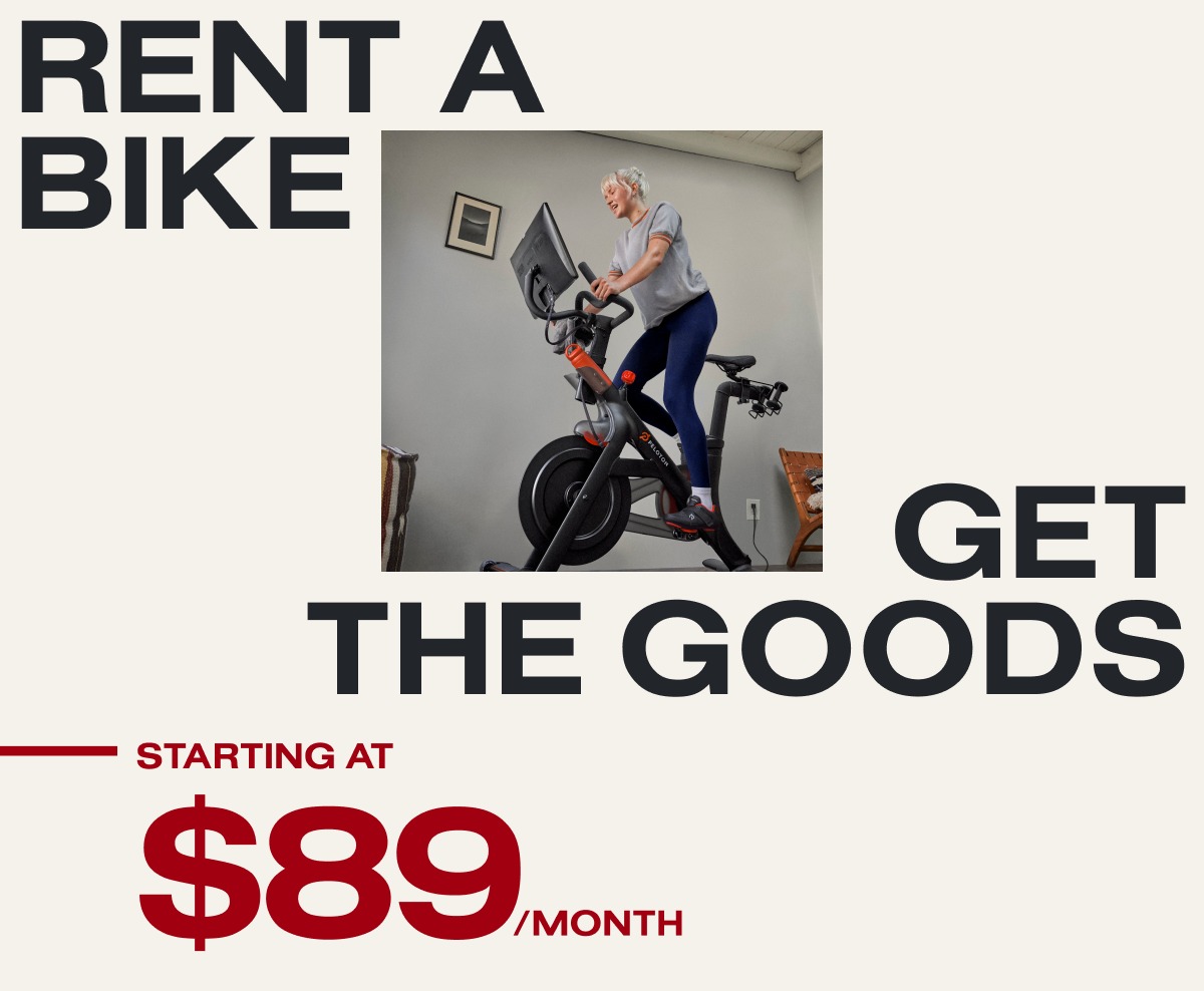 Rent a Bike, get the goods starting at $89/mo